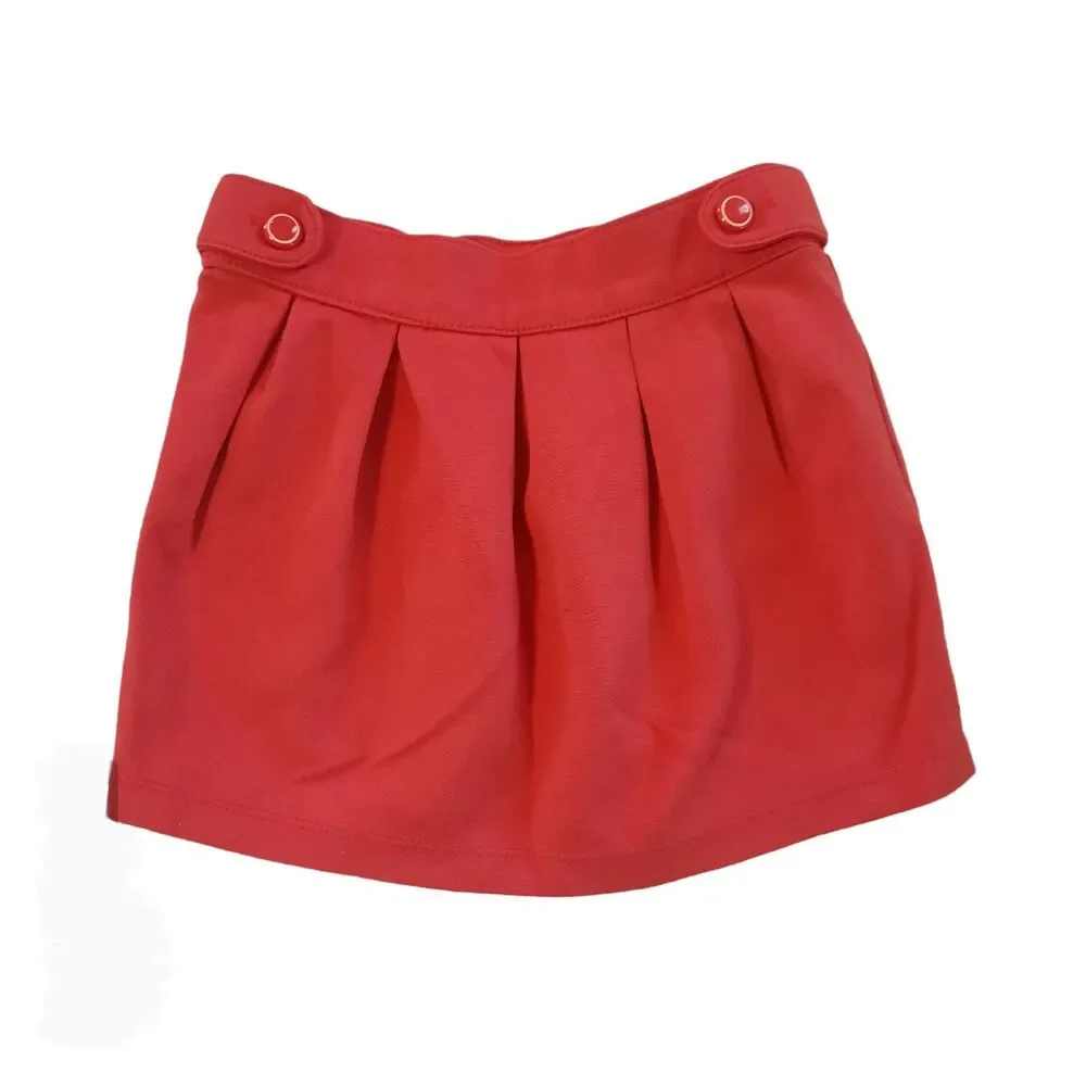 Gymboree Girls Pleated Coral Skirt 5